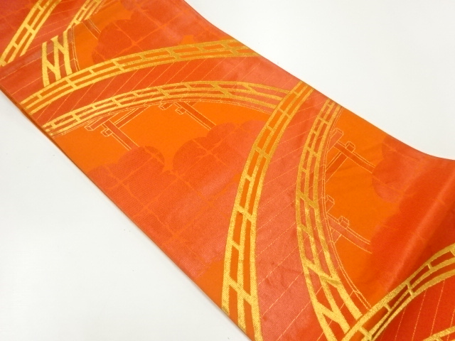 JAPANESE FUKURO OBI / WOVEN PLANTS